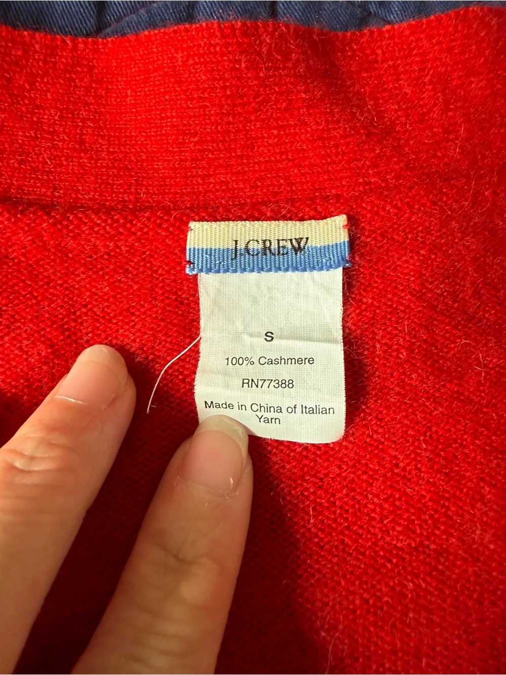 J. Crew 100% Cashmere Boyfriend Cardigan Size S
